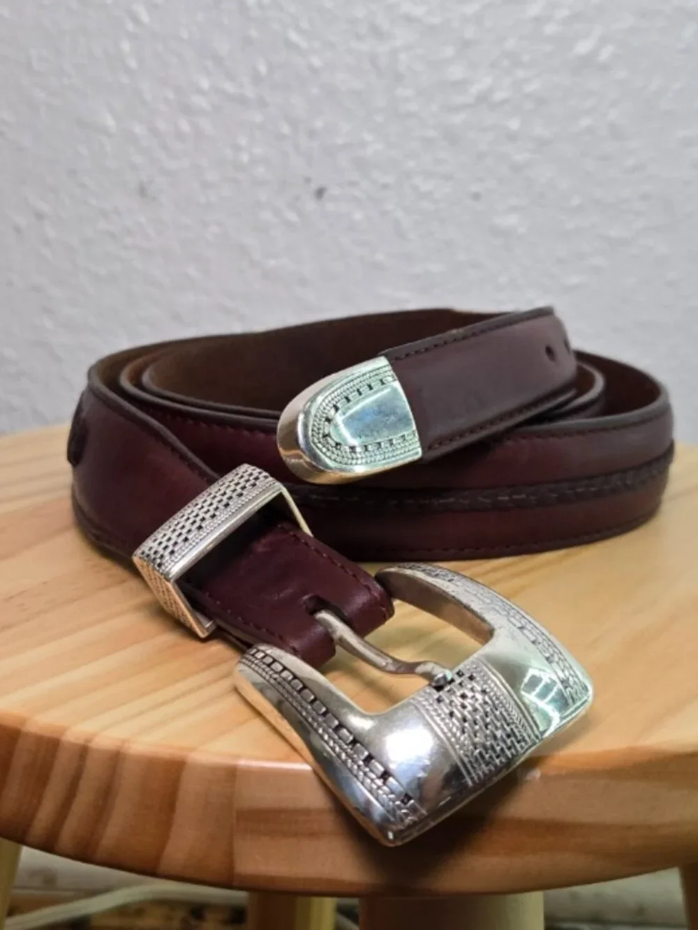 Vintage Brighton Salina Taper Belt- Rare Size 46